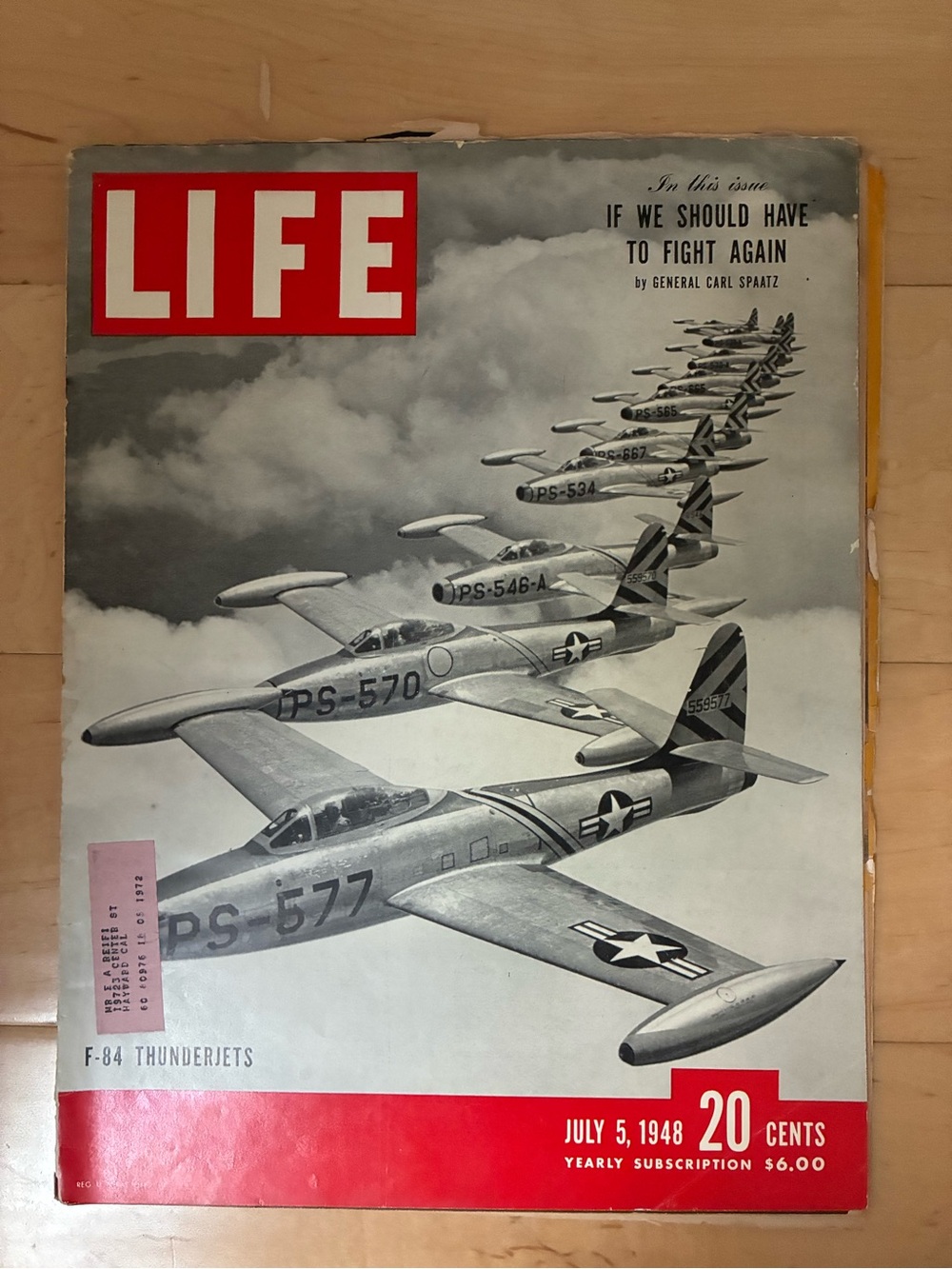 Magazine - Red Accent Cover (July 5, 1948)